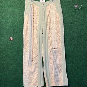 158 NWOT POL Mixed Fabric Pant